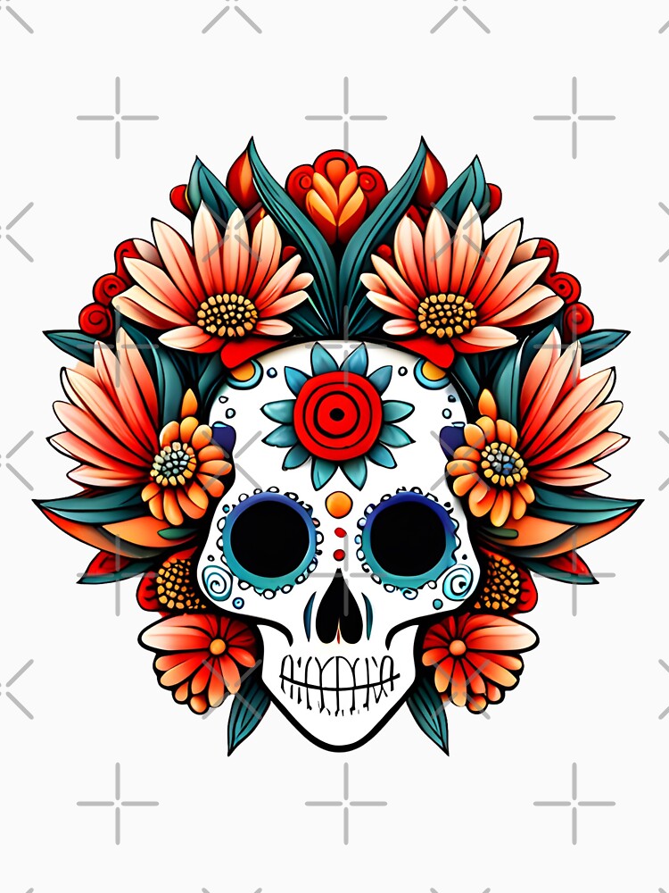 Gerber Daisy Skull by McCallnWaldo