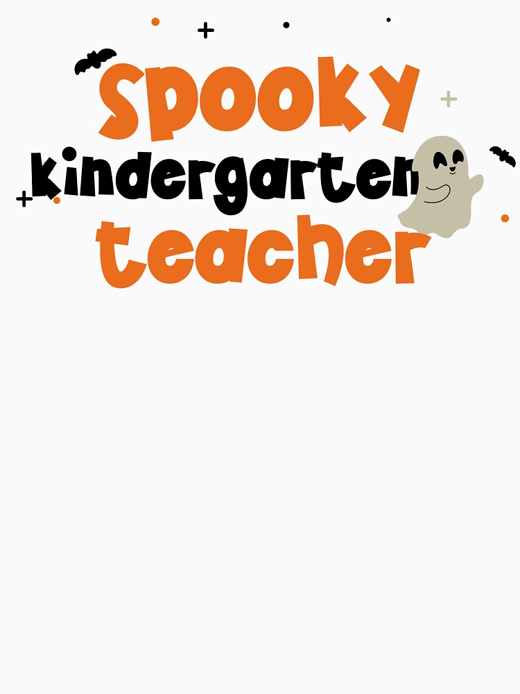 Spooky Kindergarten Teacher Cute Funny Halloween by NoonMoonApparel