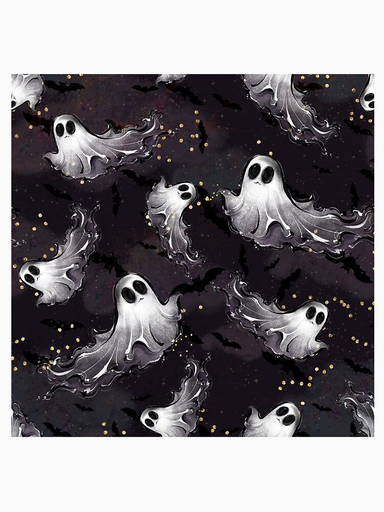 Ghost and Bats Pattern by KaramfilaS