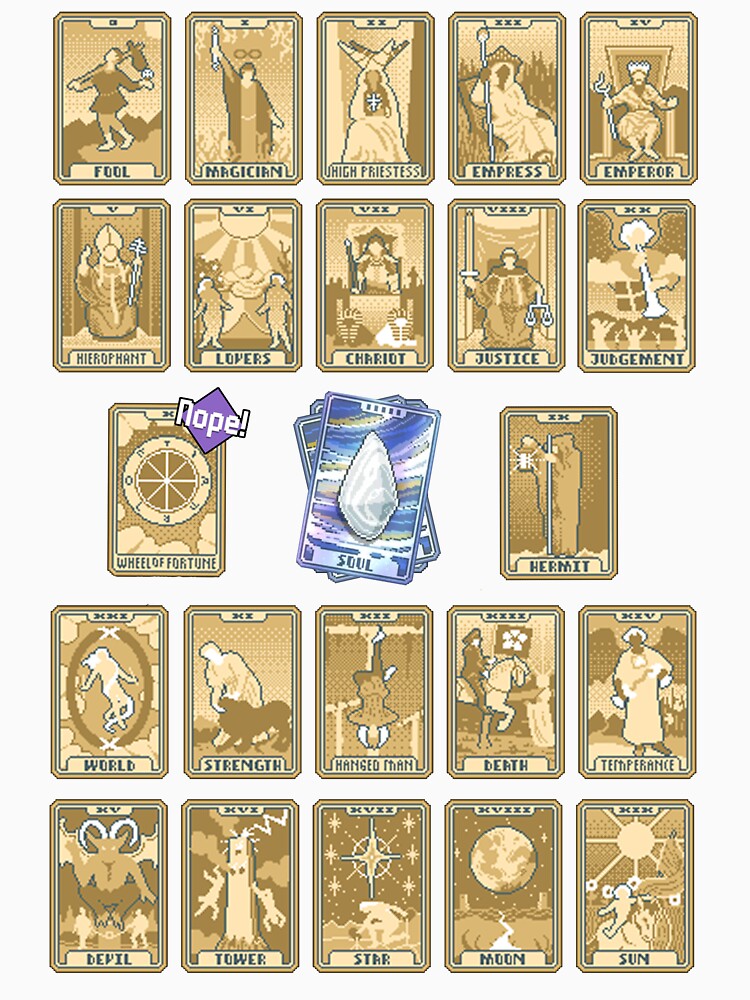Balatro All Tarot Cards T-Shirt Print by slippyjx