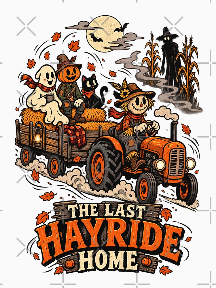 The Last Haunted Hayride Home by PrintSmithArt