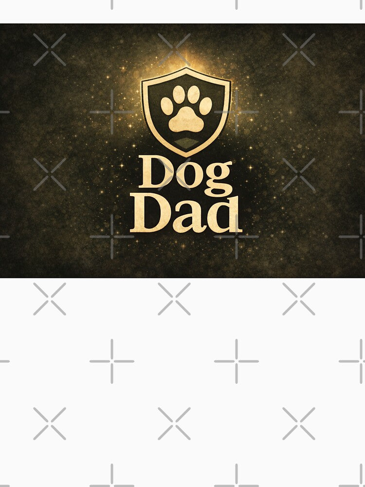 Dog Dad Paw Badge Minimalist Pet Lover Design by CLOUTKULT