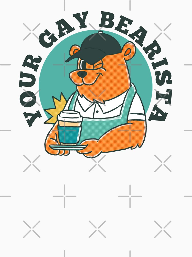 Gay Barista Lesbian Barista - Gay Bearista - Puns by LP