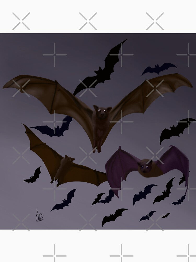 Swarm of Bats at Dusk by AnneOther