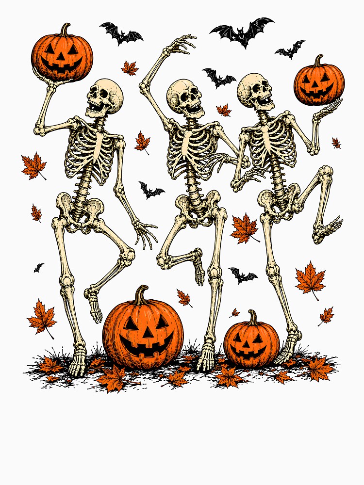 Dancing Skeleton Pumpkin by JamesDriggers