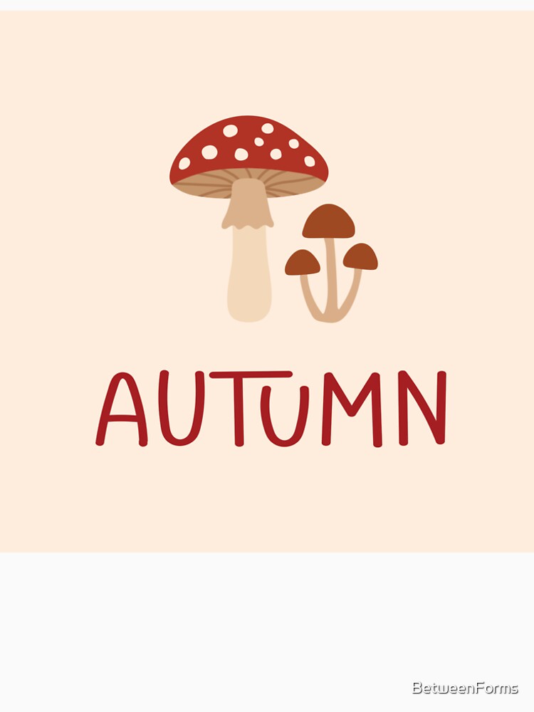 Cozy Autumn Fly Agaric Mushroom by BetweenForms