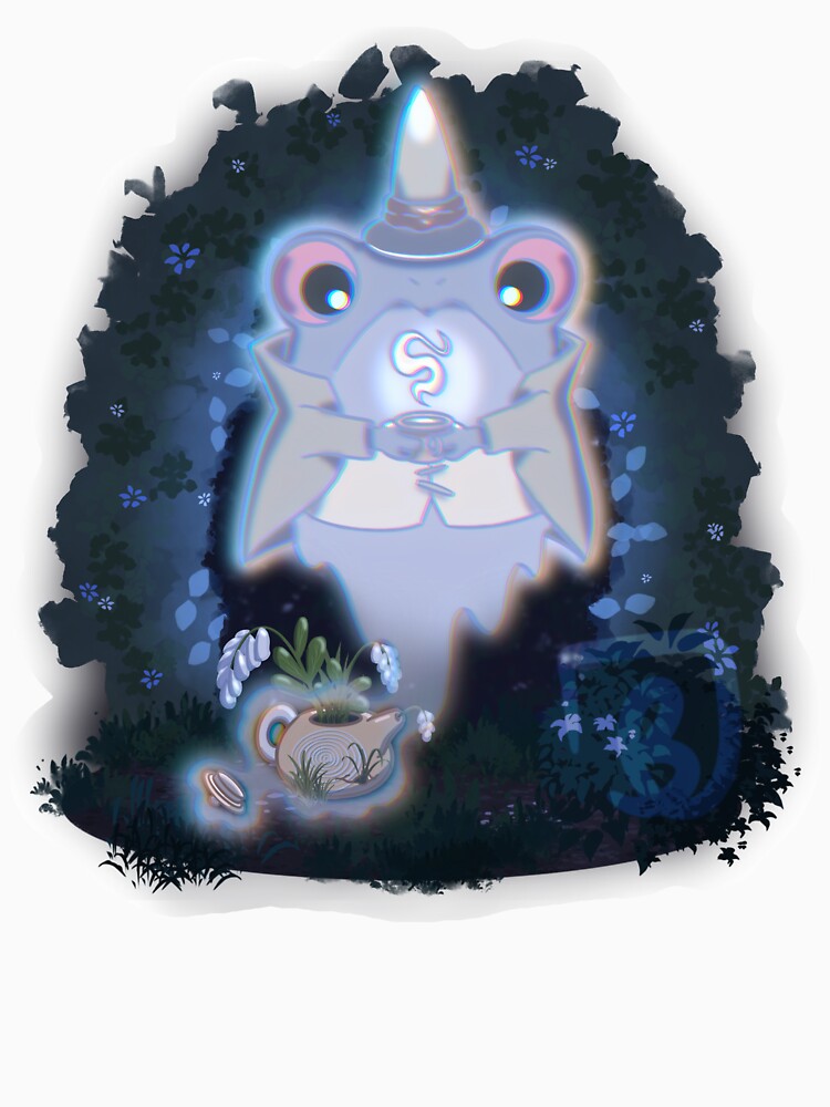 Ghostly Frog Wizard by VehementSqueaks