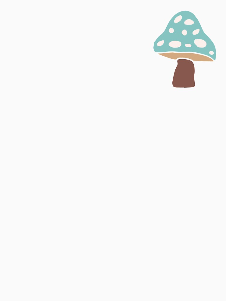 Teal Mushroom Autumn Element by Ginial
