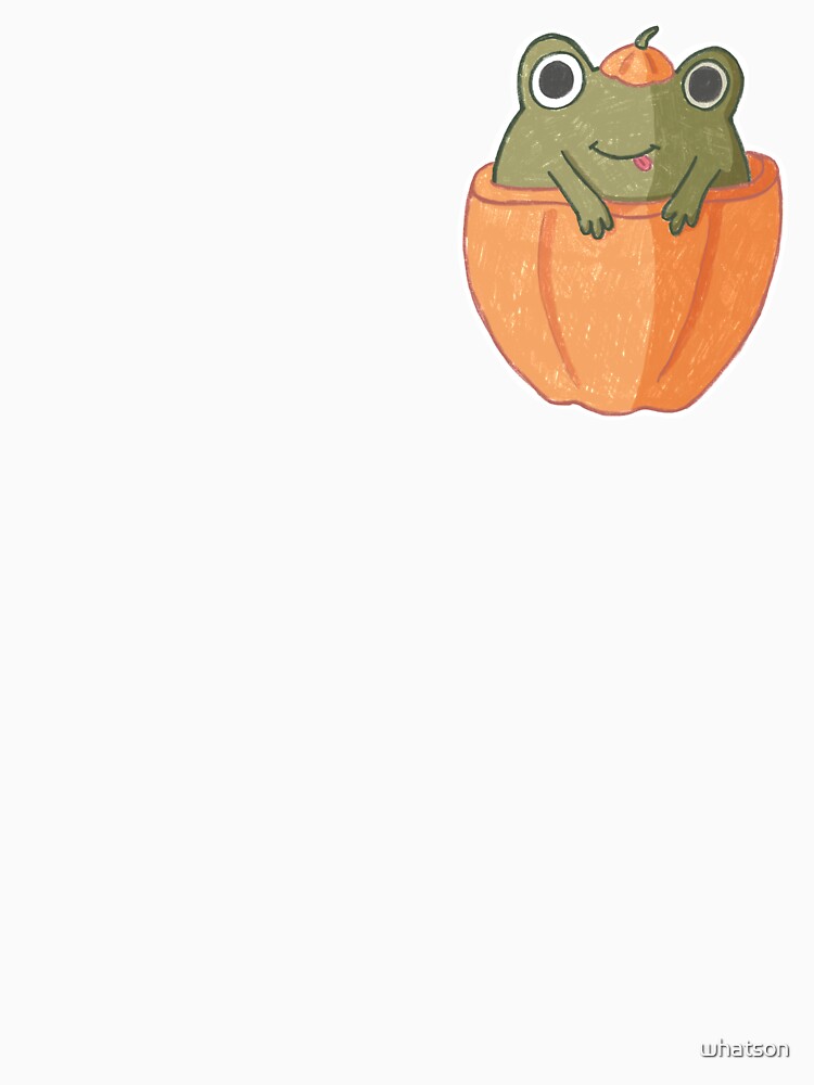 frog in a pumpkin by whatson