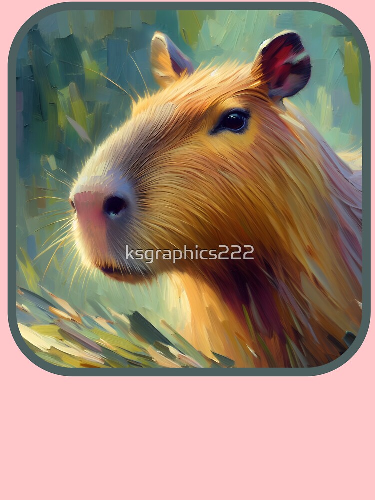 Capybara Art #7 | Capybara Lovers by ksgraphics222