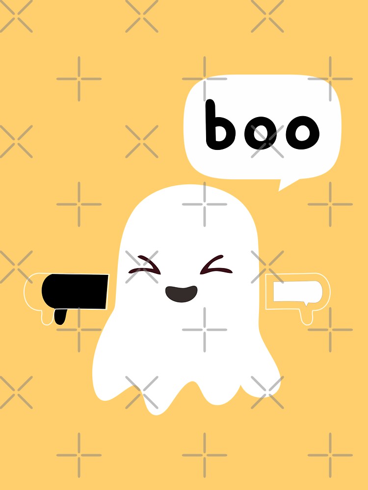 Grumpy Ghost of Disapproval – Funny Sassy Halloween Ghost by designer14years