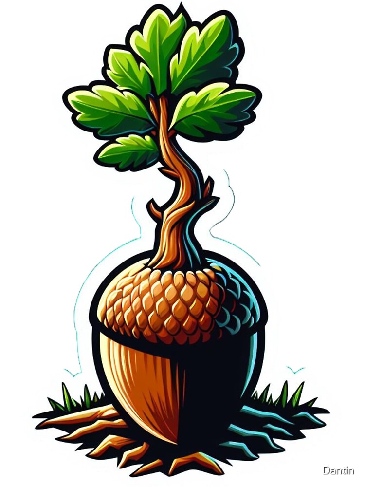 Seeds of Growth: From Acorn to Oak, "In the heart of challenges lie seeds of growth." by Dantin