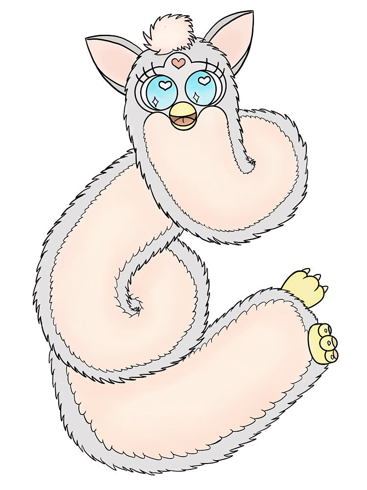 Long Furby Pink by MaddyBear2000