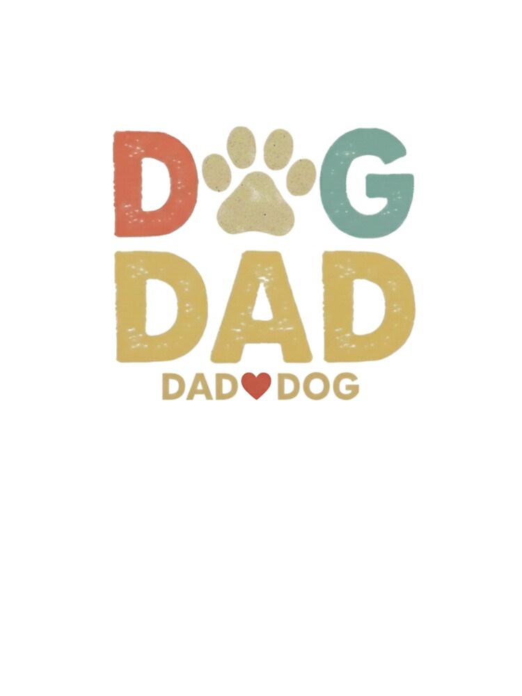 Funny Dog Dad Shirt for Men by CustomViva