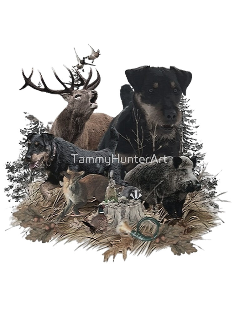 German Hunting Terrier - Jagdterrier by TammyHunterArt