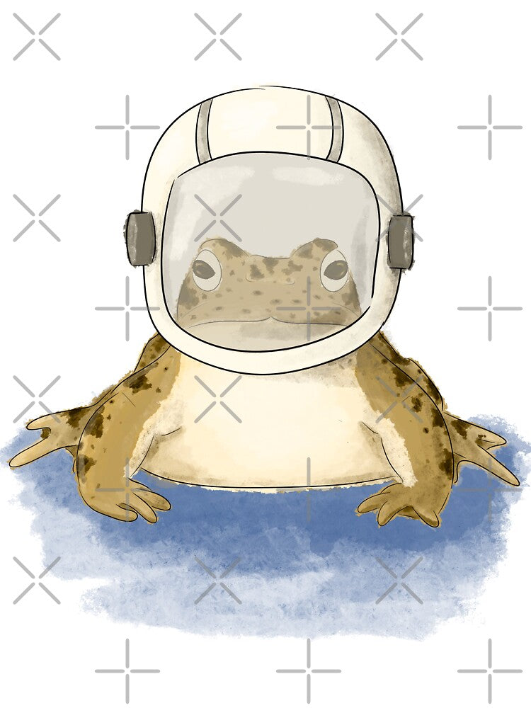 Astronaut Frog by DecadentDahliah