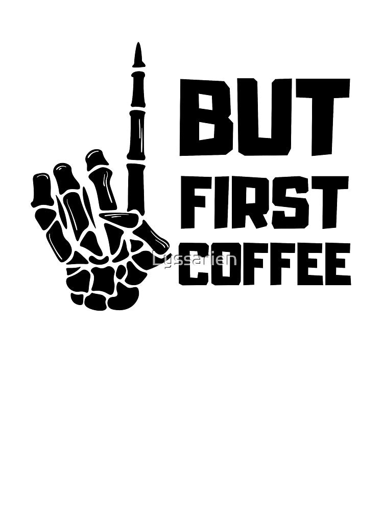 But first coffee skeleton by Lyssarien