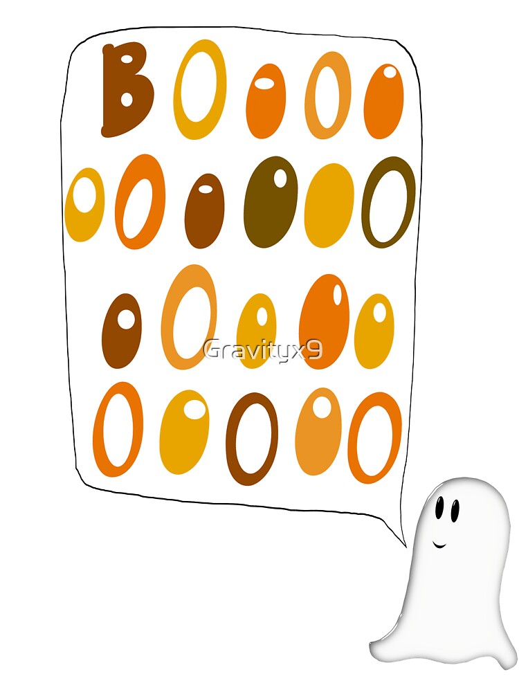 Halloween "BOO" Ghost by Gravityx9