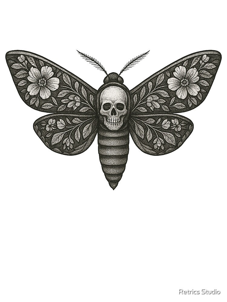 Death’s-Head Hawk Moth by Retrics Studio