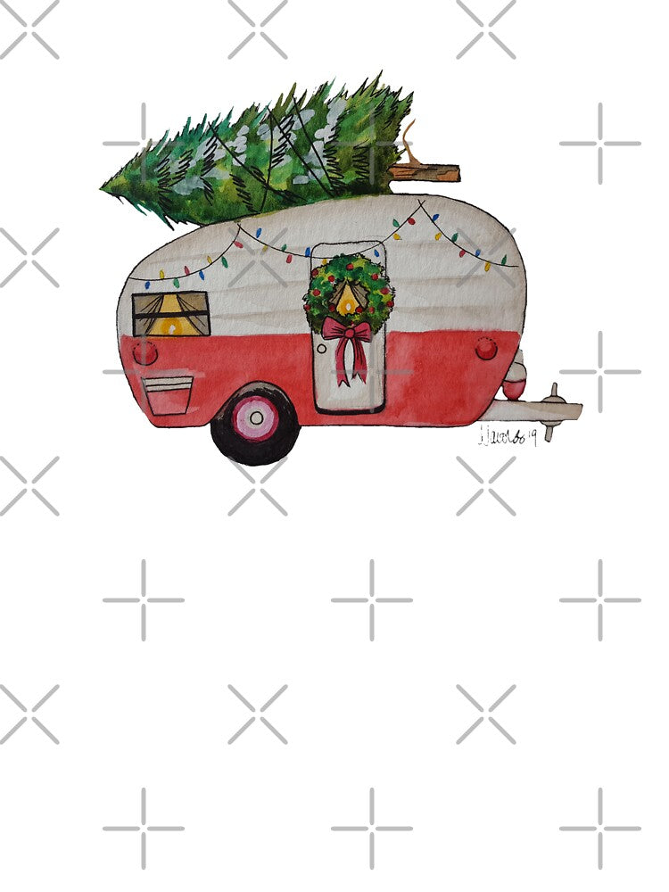 Home for the Holidays - Vintage camper by bluejayknits