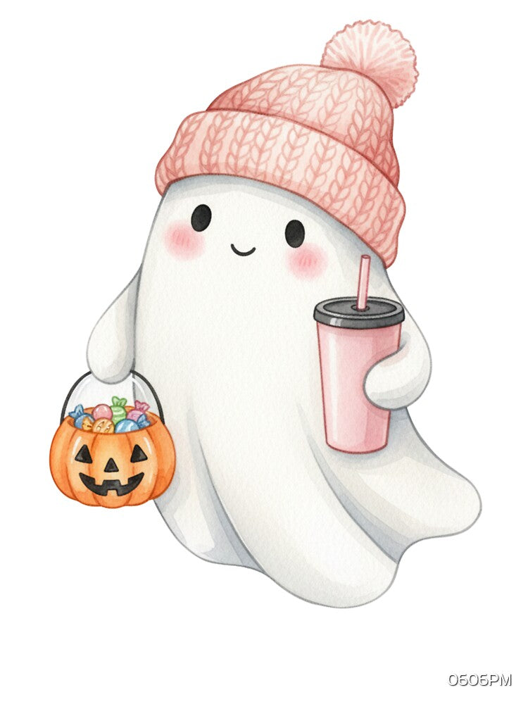 Sweet Ghost with Pumpkin & Drink by 0606PM