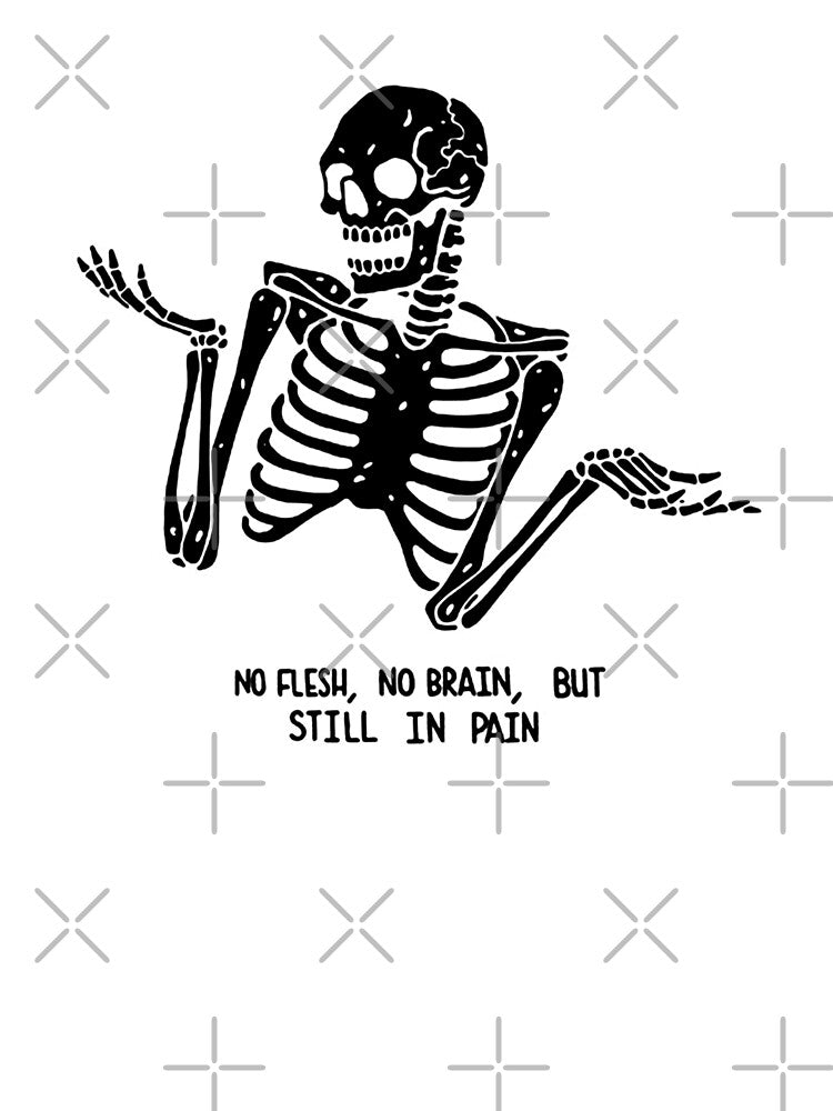 Funny Aesthetic Skeleton by Fairyflair Co