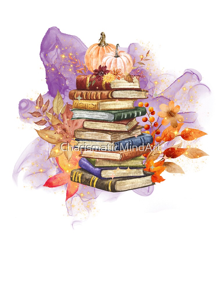 Autumn and Books by CharismaticMindArt
