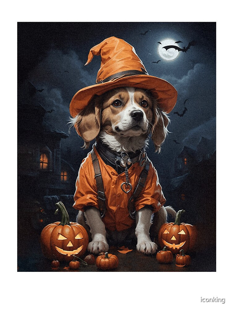 Halloween Spooky Dog by iconking