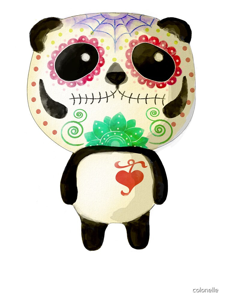 El Dia de Los Muertos Panda by colonelle