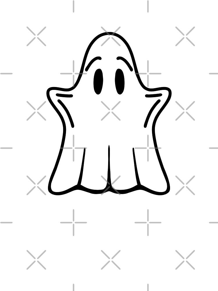 Cute Halloween Ghost by Sartoris Art