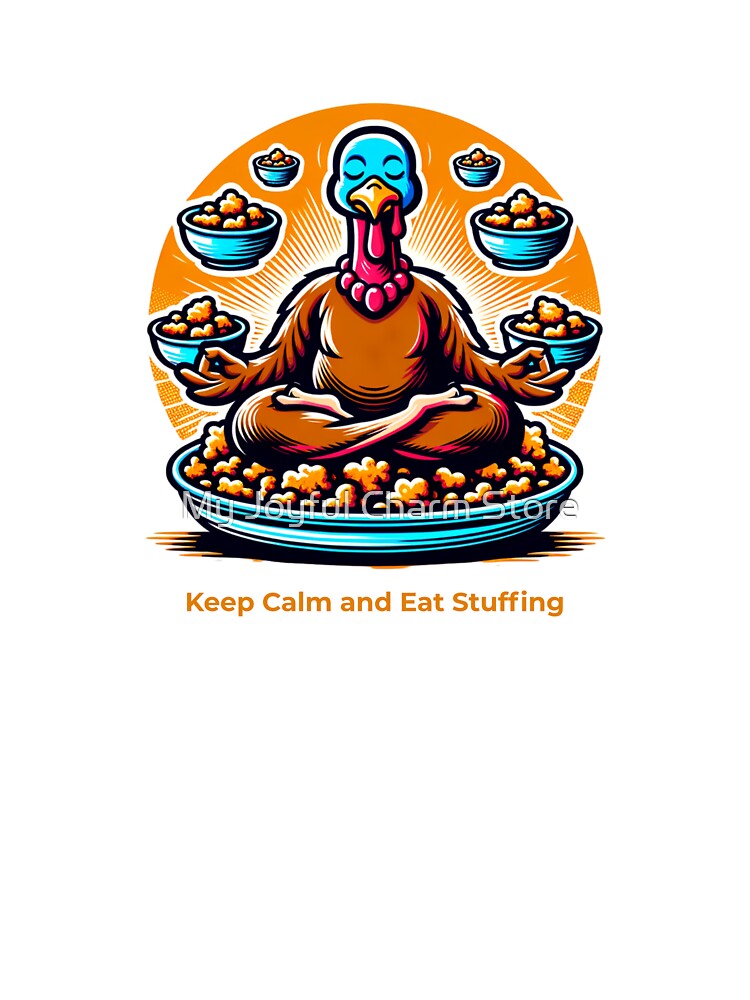 Keep Calm and Eat Stuffing by My Joyful Charm Store