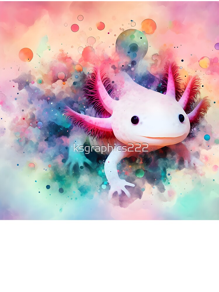 Axolotl Art #11 | Axolotl Lovers by ksgraphics222