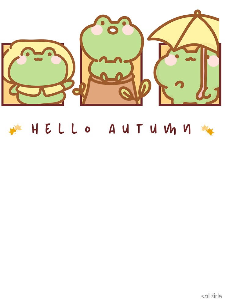 hello autumn frogs by sol tide