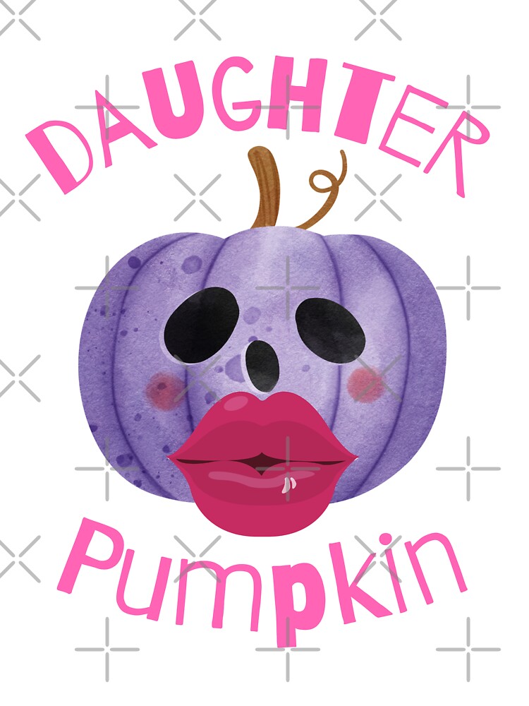 Daughter Pumpkin - Funny Halloween Pumpkin Head by CosmicStory