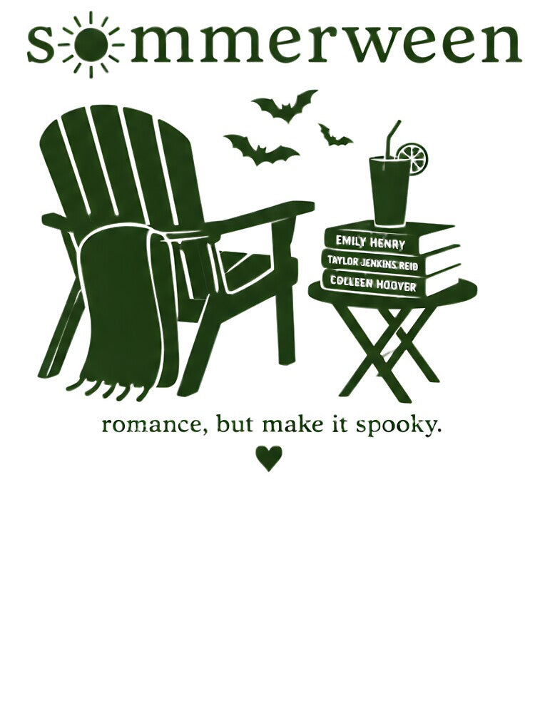 Summerween Romance But Make It Spooky Cozy Book Lover Reader Gift by AnnDesignStudio
