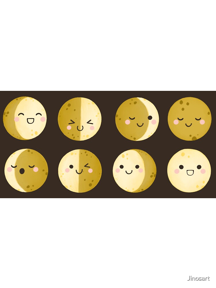 moon phases by Jinosart