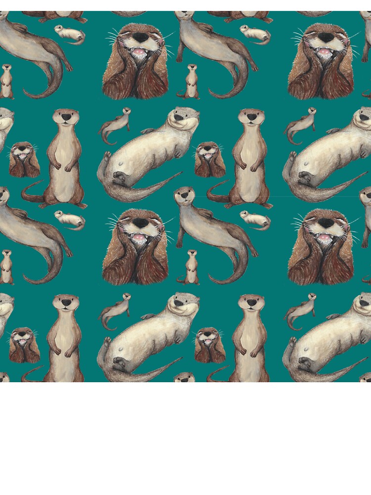 Otters by Kimberley Cummings Illustration