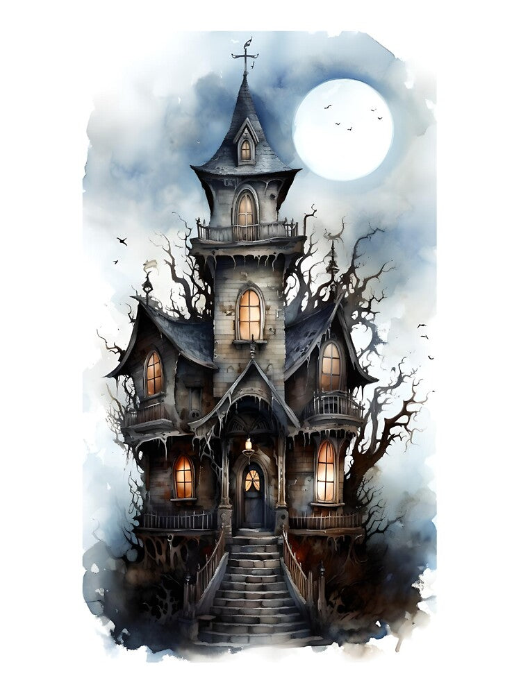 Halloween Haunted House - A Frightful Affair by ZvekiVintage