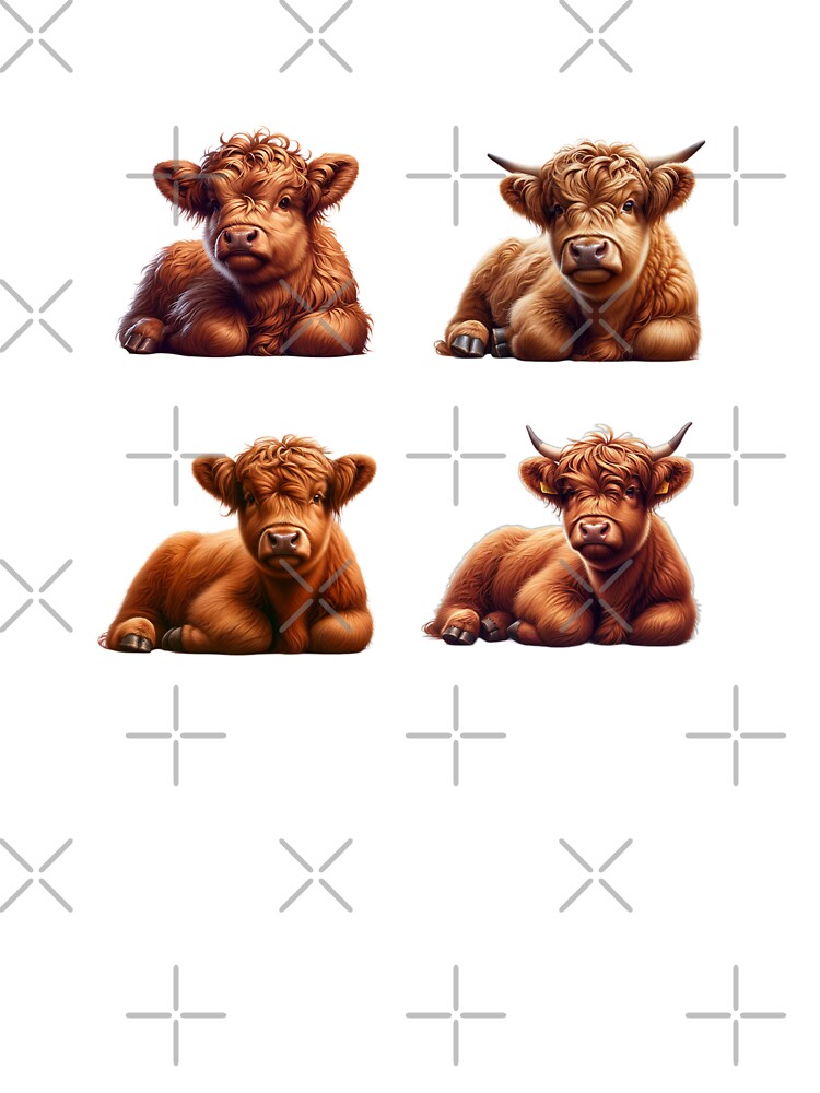 Cute Scottish Highland Cows by TheAnimalZ00