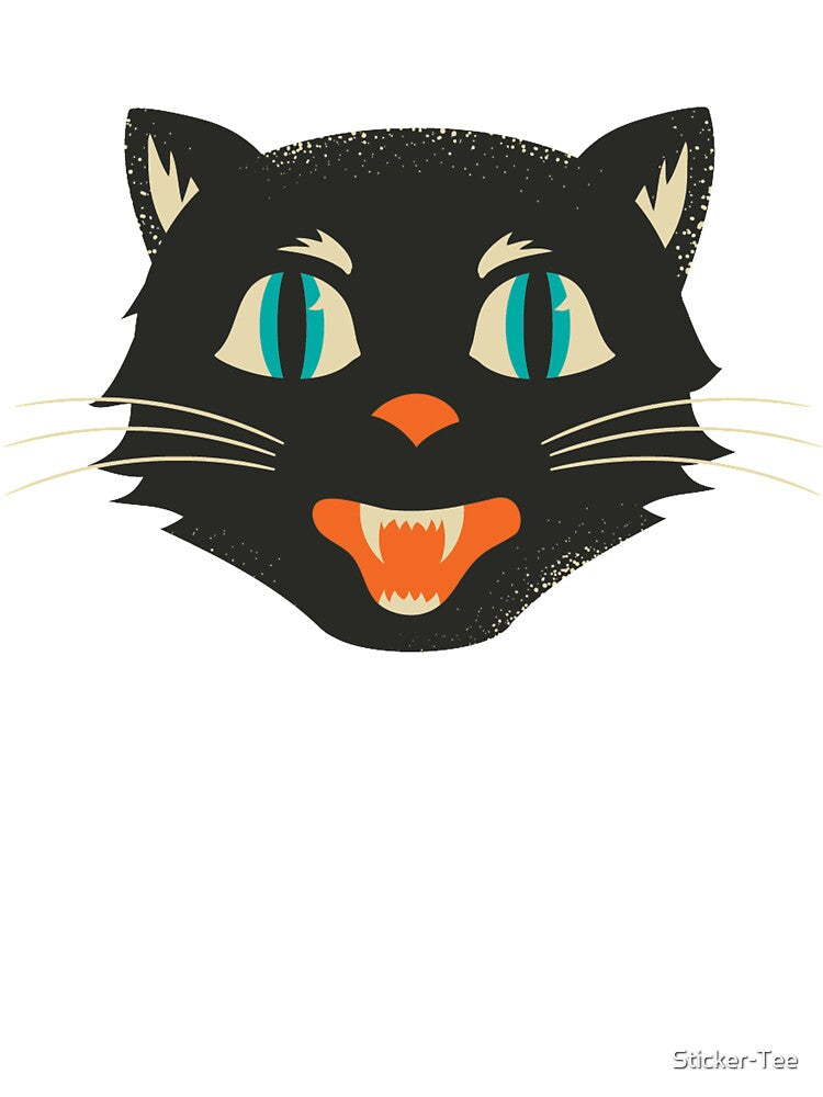Vintage Halloween Cat by Sticker-Tee