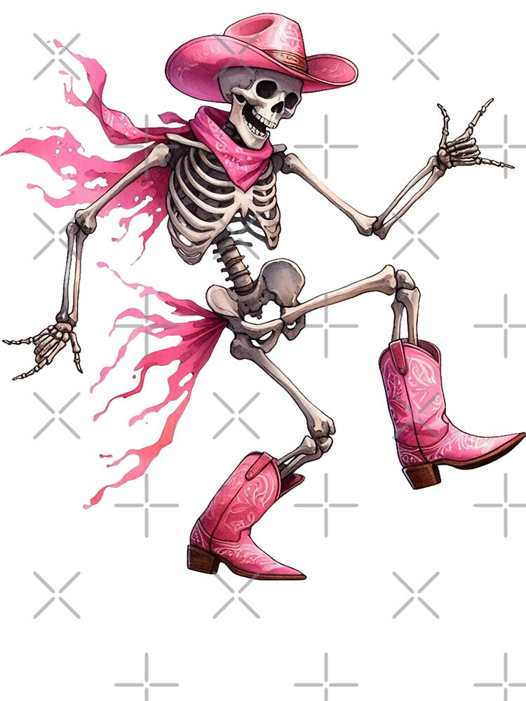 Cowboy Dancing Skeleton by erkinmaddison