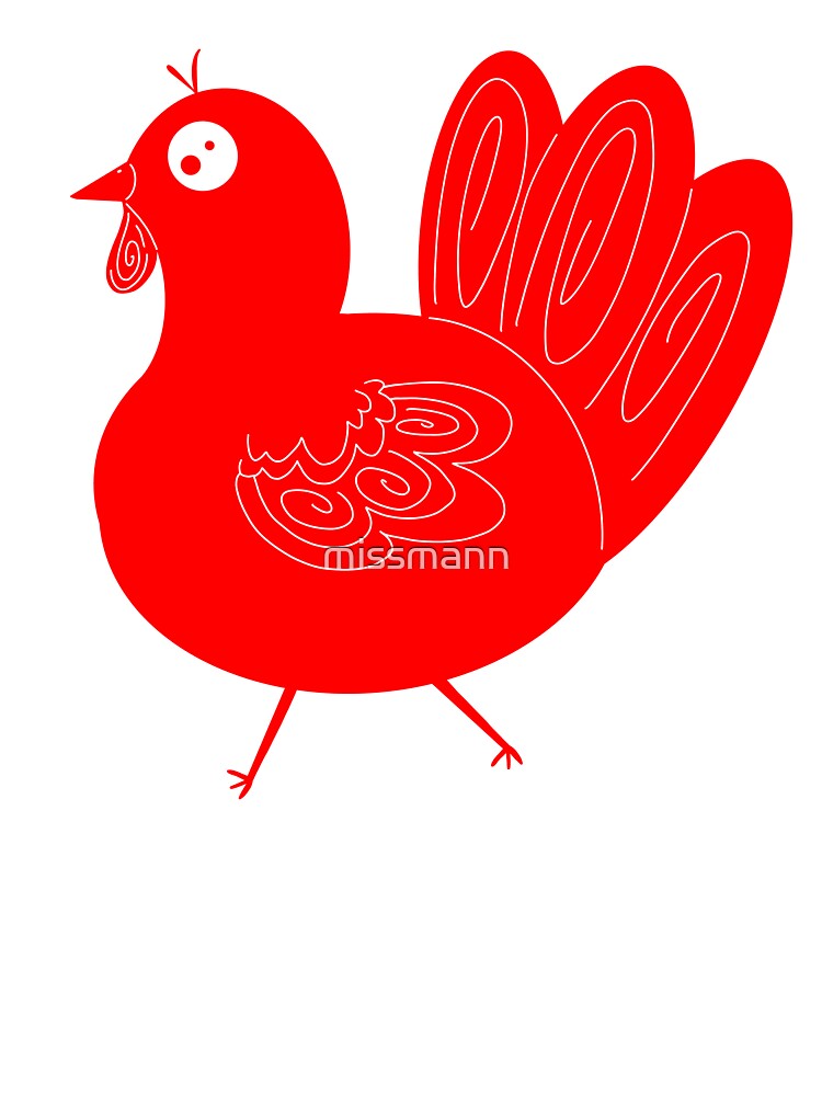 RedTurkey with white background by missmann