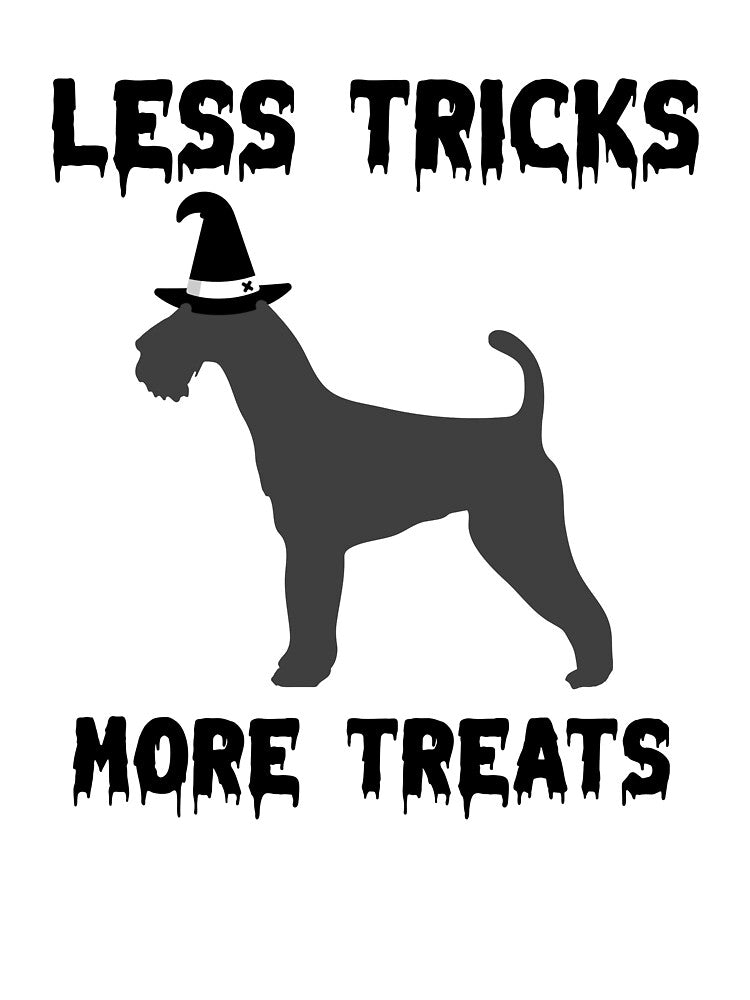 Less Tricks More Treats  – Airedale Terrier Cute Halloween Dog by Hintotees