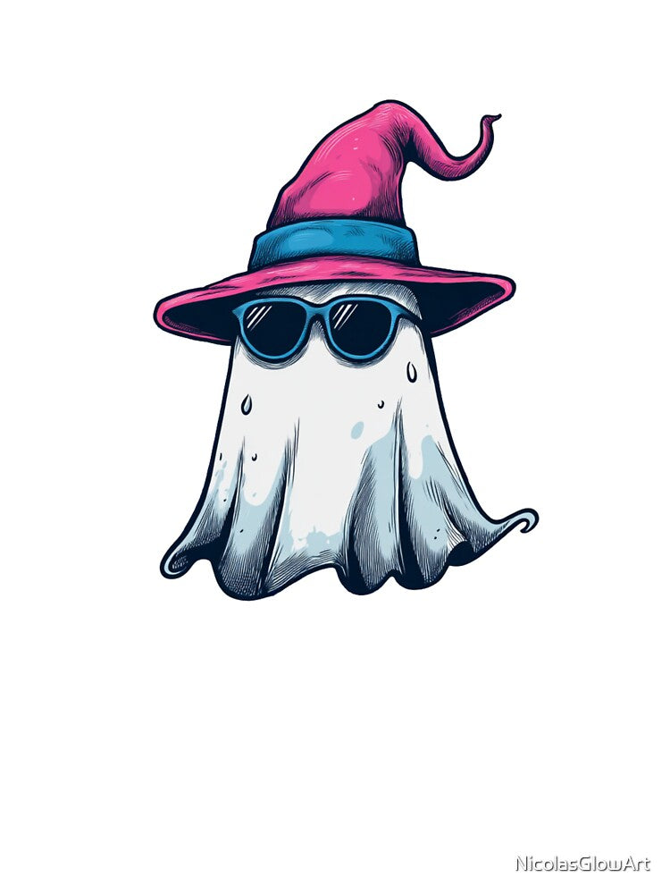 Retro Ghost | T-Shirt by NicolasGlowArt