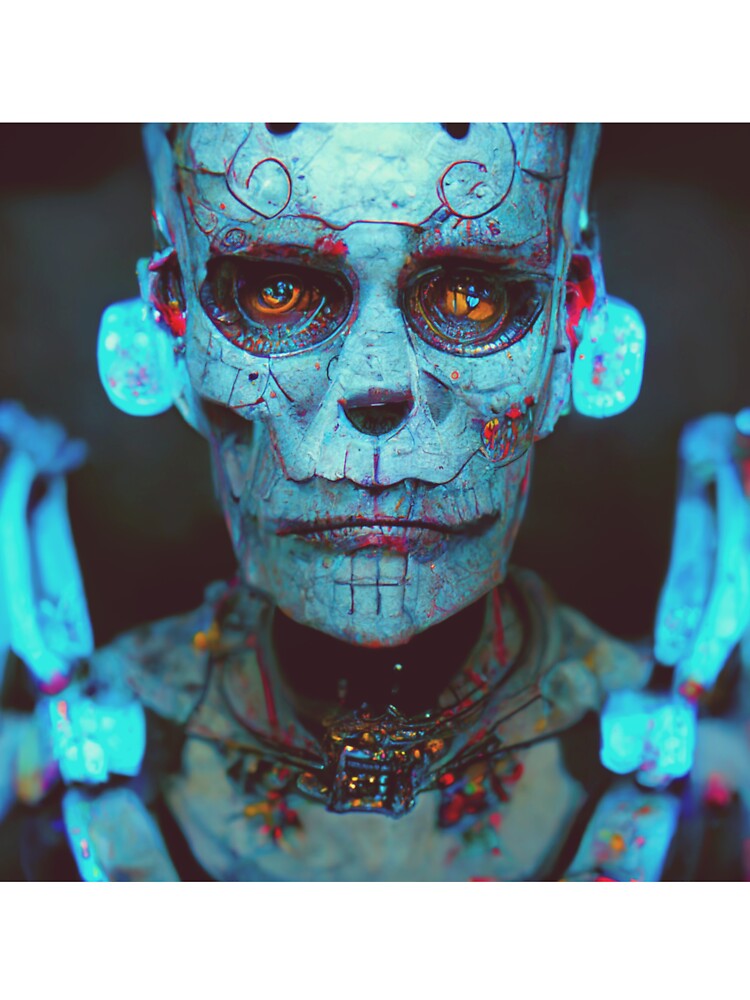 Dia de los muertos Cyborg by gisis777