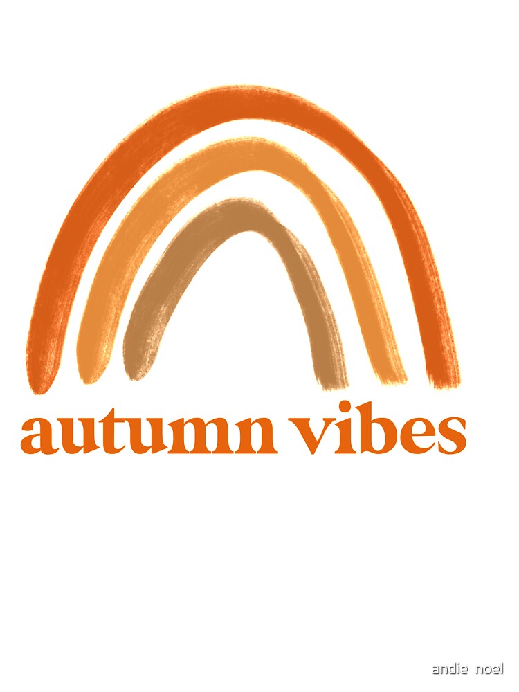 autumn vibes boho rainbow cute fall design by ⋒ andie  noel