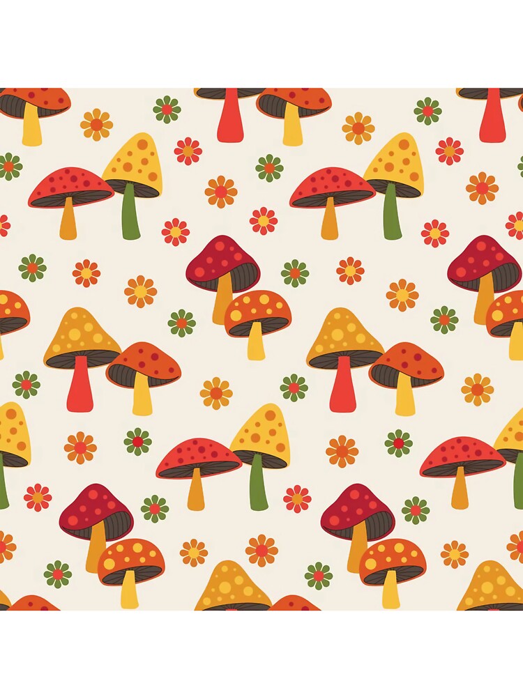 Colorful bright mushroom by AletacStore