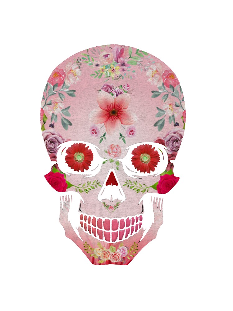 Dia de Los Muertos Day of The Dead Skull Calavera Graphic Tee T-Shirt by momensalhab