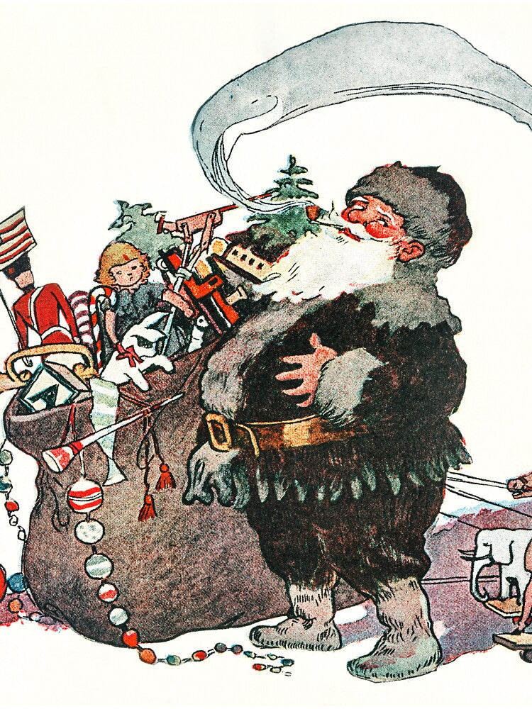 He was chubby and plump, a right jolly old elf by Jessie Wilcox Smith (1863–1935) by Designedbysm