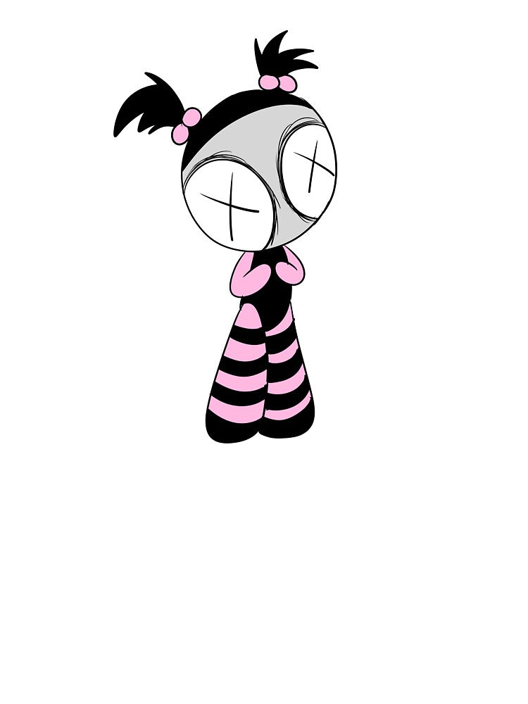 Y2K Goth Doll (pink) by gross-girl99